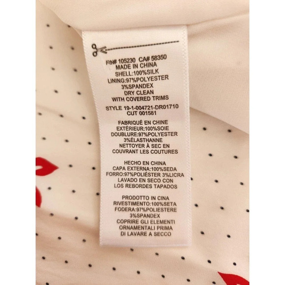 EQUIPMENT Allaire Printed Long-sleeve Silk Wrap Dress Size 2 White Multi - Picture 9 of 16